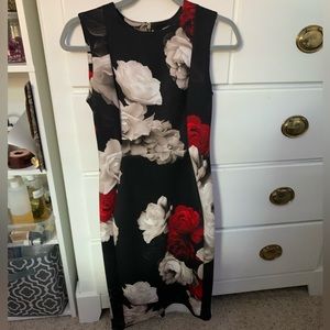 calvin klein midi dress.